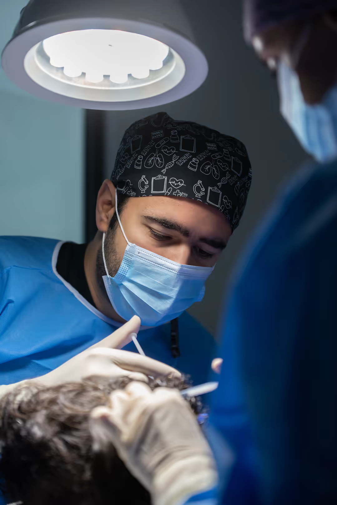 Estetime patient with full-length hair after an all-inclusive Long Hair FUE package in Armenia.